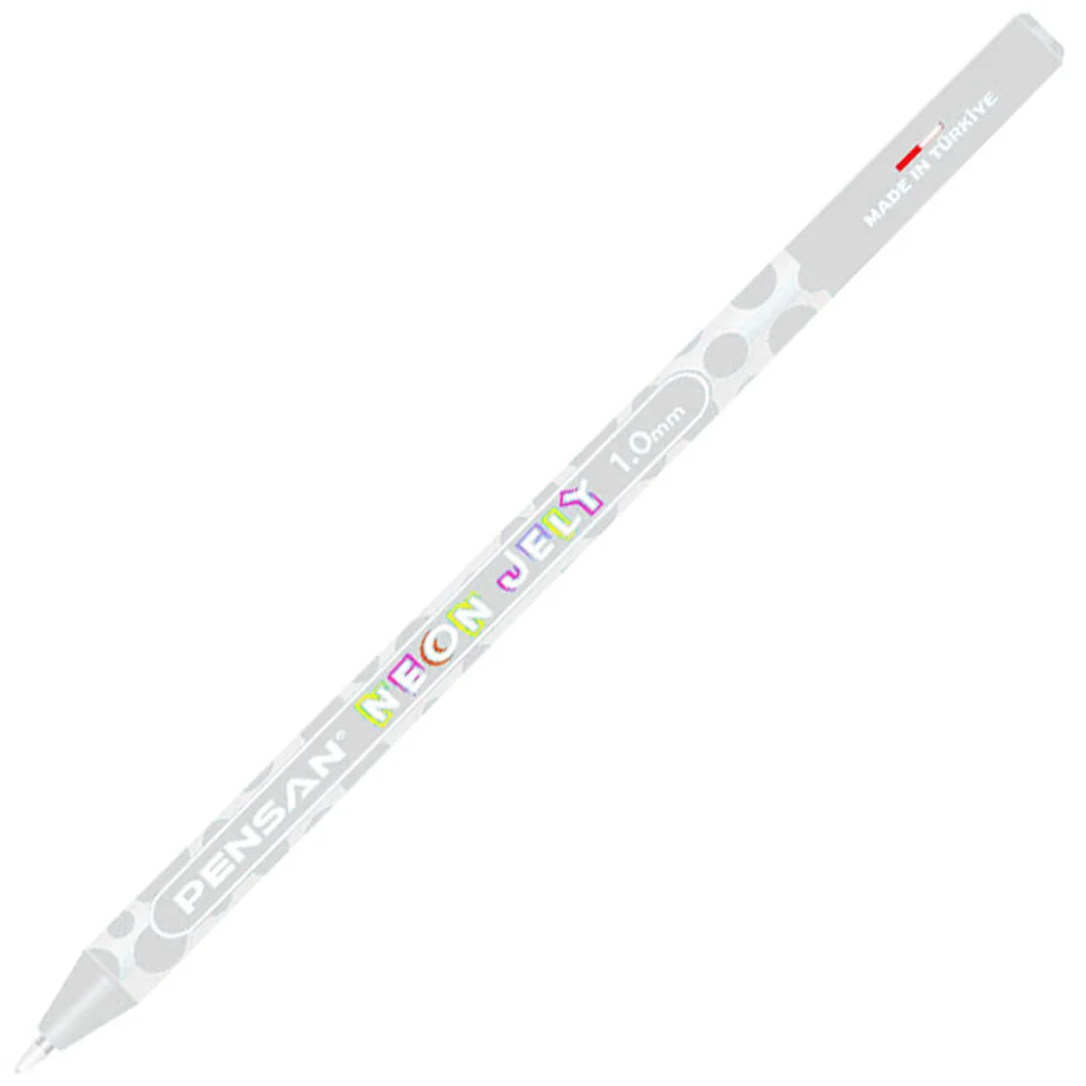 Pensan Jel Kalem Jely 1.0 MM Neon Beyaz 2801