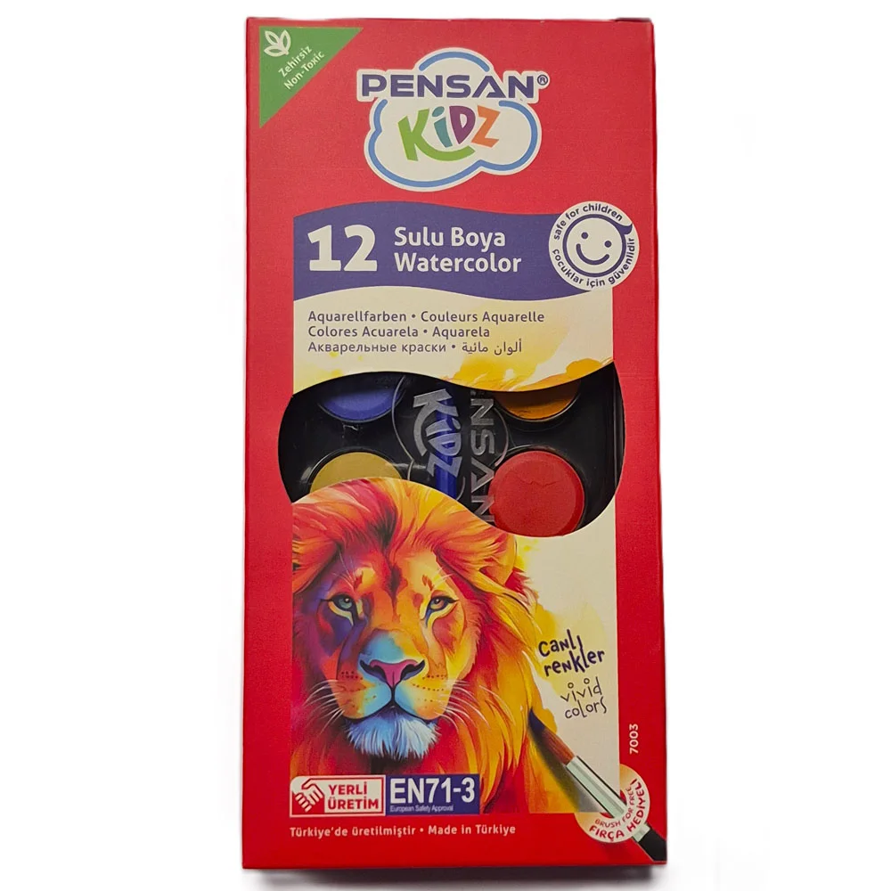 Pensan Kidz 12 Li Suluboya Pe7003sb12