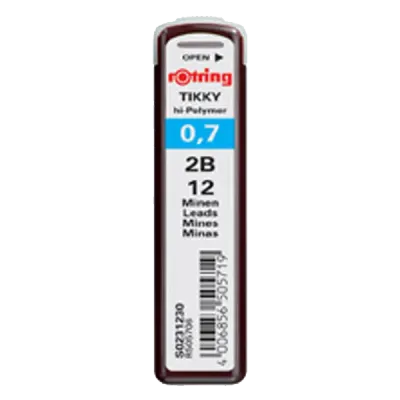 Rotring Min Hi-Polymer 2B 0.7 MM S0231230