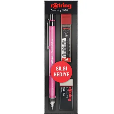 Rotring Okul Seti Visuclick Versatil/Min Silgi 0.7 MM Pembe RO-VK07