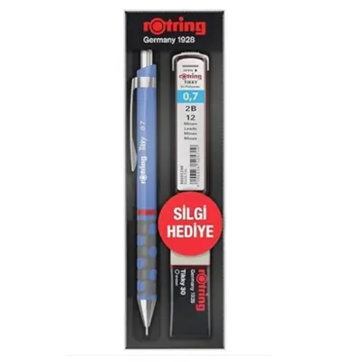 Rotring Okul Seti Tikky Rd 0.5+Min Silgi Hediyeli Menekşe Mavi