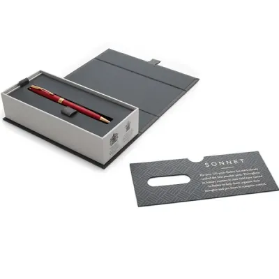 Parker Tükenmez Kalem Sonnet Lake Kırmızı GT