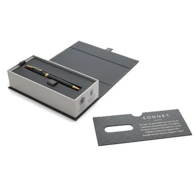 Parker Tükenmez Kalem Sonnet Mat Siyah GT