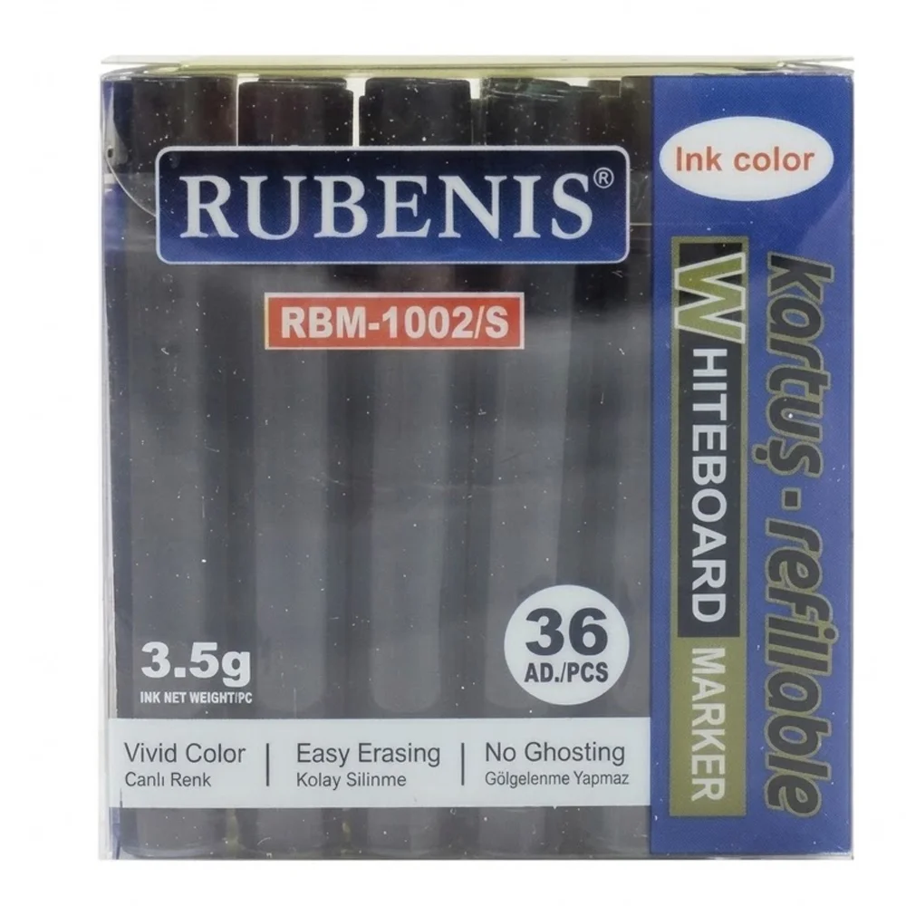 Rubenis Tahta Kalemi Kartuşu Siyah RBM-1002/S