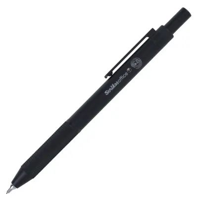 Scrikss Versatil Kalem Twıst 0.5 MM Siyah Şeffaf Ambalaj