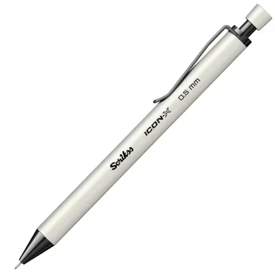 Scrikss Versatil Kalem Icon-x Metal 0.5 MM Beyaz 12 Li