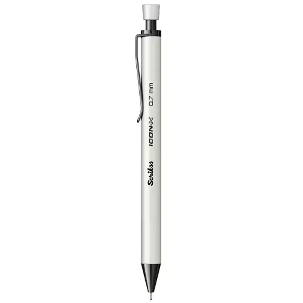 Scrikss Versatil Kalem Icon-x Metal 0.7 MM Beyaz 12 Li