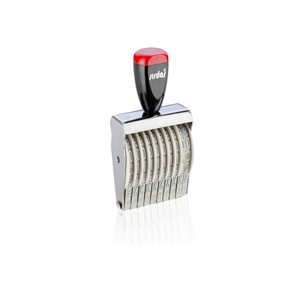 Sırdaş Numaratör Elle Çevirmeli 10 Hane 9 MM 15910