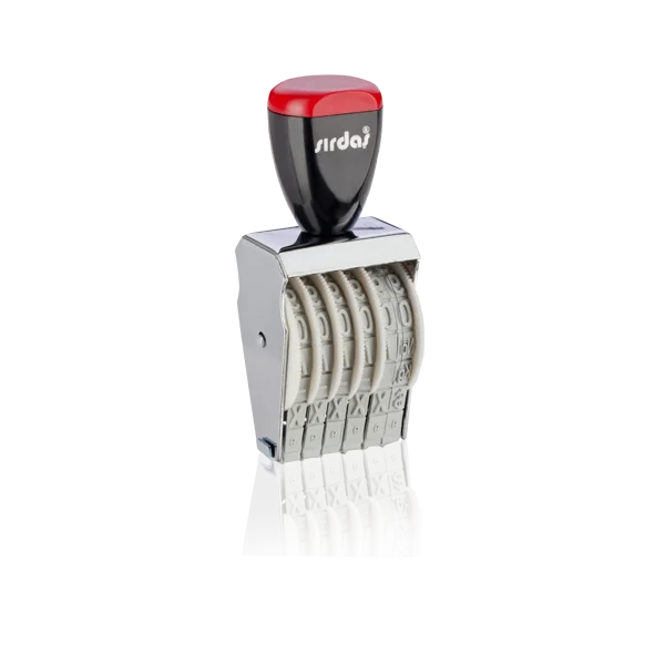 Sırdaş Numaratör Elle Çevirmeli 6 Hane 9 MM 1596