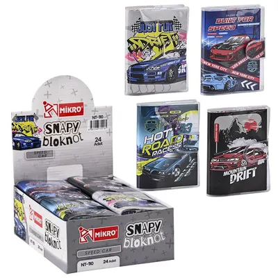 Mikro Not Defteri Speed Cars Nt-110