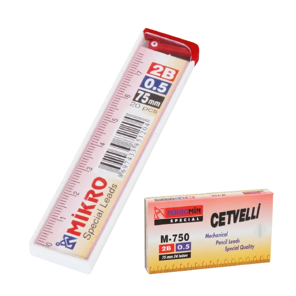 Mikro Min Cetvelli 2B 75 MM 0.5 MM M-750