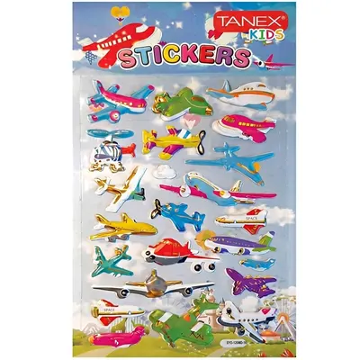 Tanex Hava Taşıtları Serisi 3d Etiketi 5 Ad. Tnx-26156