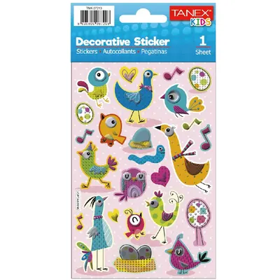 Tanex Puffy Şapşik Kuşlar Serisi Tnx-27213