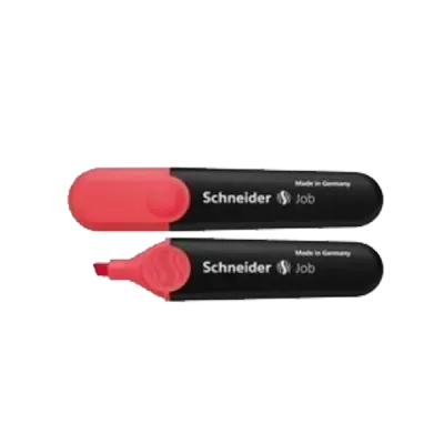 Schneider Fosforlu Kalem Job Kırmızı 150