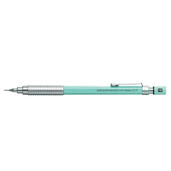 Pentel Çizim Kalemi Graph 600 0.7 MM Nane Mavisi PG607-S