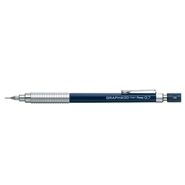 Pentel Çizim Kalemi Graph 600 0.7 MM Navy PG607-C