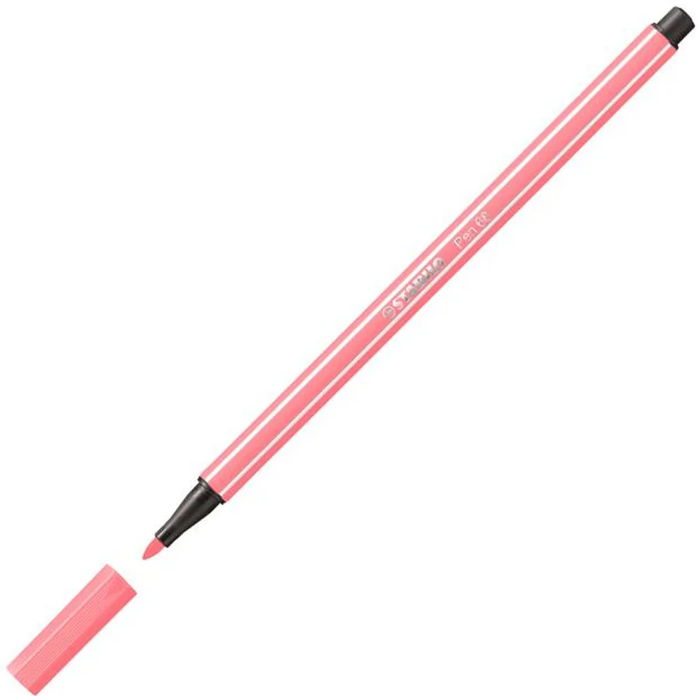 Stabilo Keçe Uçlu Boya Kalemi 1 MM Fosforlu Kırmızı 68/040