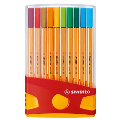 Stabilo Keçe Uçlu İnce Kalem 88 Point 0.4 MM Karışık Renk 20 Lİ Colorparade 8820-03