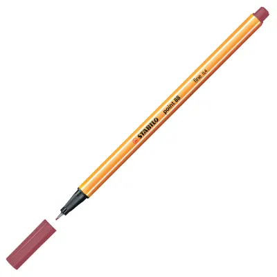 Stabilo Keçe Uçlu İnce Kalem 88 Point 0.4 MM Vişne Çürüğü 88/19