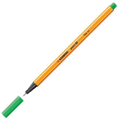 Stabilo Keçe Uçlu İnce Kalem 88 Point 0.4 MM Zümrüt Yeşili 88/16