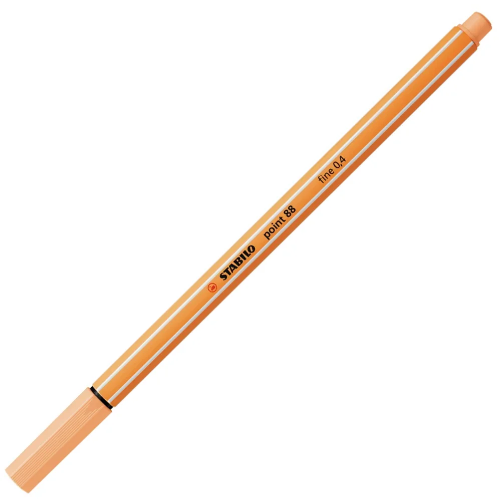 Stabilo Keçe Uçlu İnce Kalem 88 Point 0.4 MM Pastel Turuncu 88/25