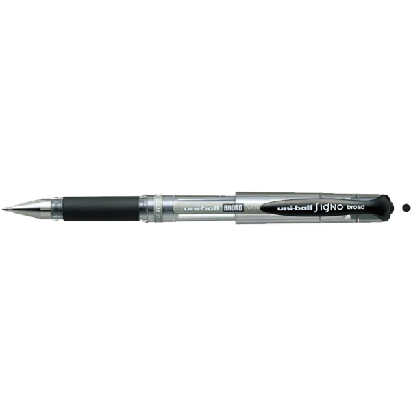 Uni-Ball Roller Kalem Signo Broad Jel Bilye Uç İmza Kalemi 1.0 MM Siyah UM-153