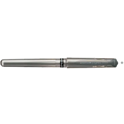 Uni-Ball Roller Kalem Signo Broad Jel Bilye Uç Davetiye 1.0 MM Gümüş UM-153