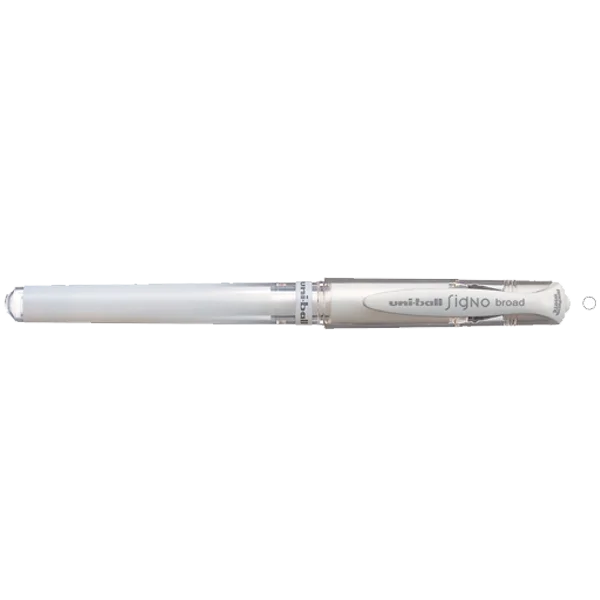 Uni-Ball Roller Kalem Signo Broad Jel Bilye Uç Davetiye 1.0 MM Beyaz UM-153