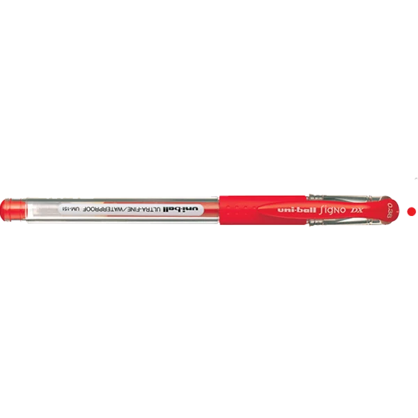 Uni-Ball Roller Kalem Signo Dx Jel Bilye Uç 0.38 MM Kırmızı UM-151
