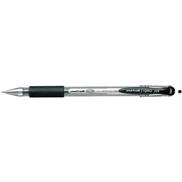 Uni-Ball Roller Kalem Signo Dx Fine Jel Bilye Uç 0.7 MM Siyah UM-151
