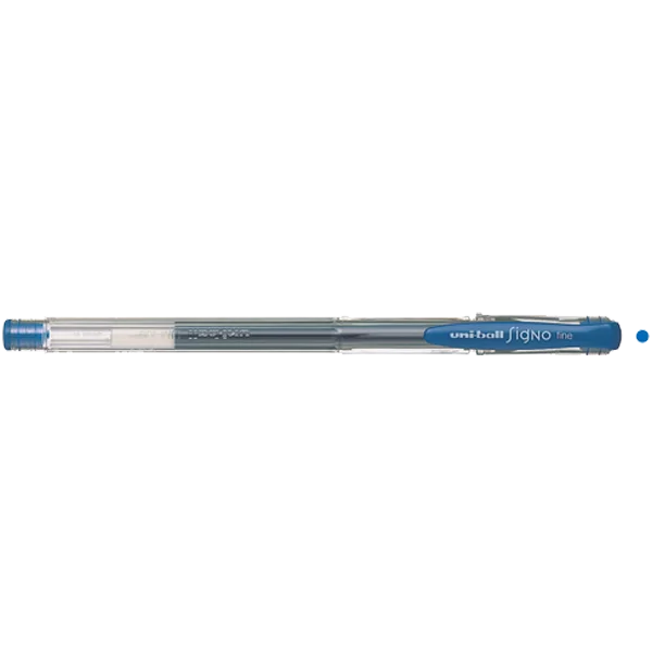 Uni-Ball Roller Kalem Signo Fine Jel Bilye Uç 0.7 MM Mavi UM-100