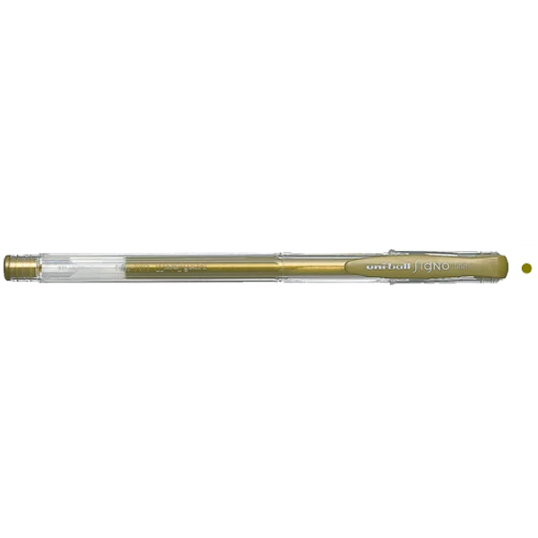 Uni-Ball Roller Kalem Signo Fine Jel Bilye Uç 0.8 MM Altın UM-100