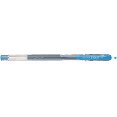 Uni-Ball Roller Kalem Signo Fine Jel Bilye Uç 0.7 MM Açık Mavi UM-100