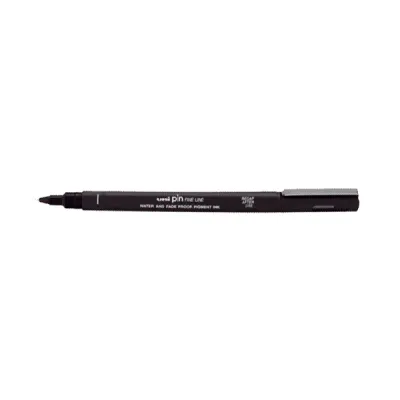 Uni-Ball Çizim Kalemi Akrilik Uçlu Fine Line Pin 0.2 MM Siyah PIN 02-200