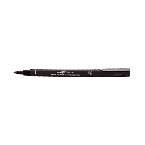 Uni-Ball Çizim Kalemi Akrilik Uçlu Fine Line Pin 0.1 MM Siyah PIN 01-200