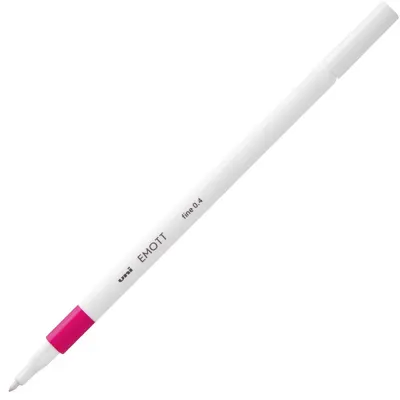 Uni-Ball Akrilik Uçlu Kalem Emott 0.4 MM Fine Pembe