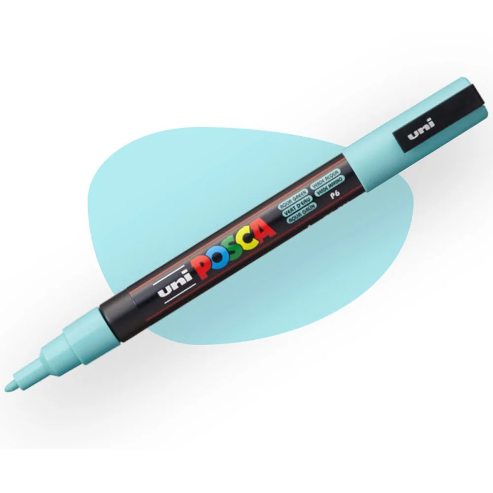 Uni-Ball Posca 0.9-1.3 Su Bazlı Boyama Markörü Suyeşili N PC-3M