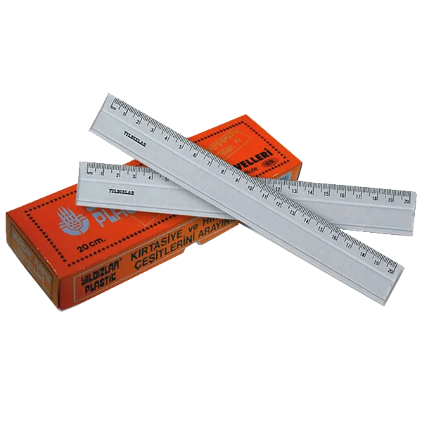 Yıldızlar Standart Cetvel Plastik 20 CM 4