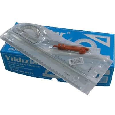 Yıldızlar Çizim Takımı Pergelli 30 CM 19