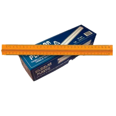 Yıldızlar Standart Cetvel Plastik Tribli Desimetre 30 CM 64