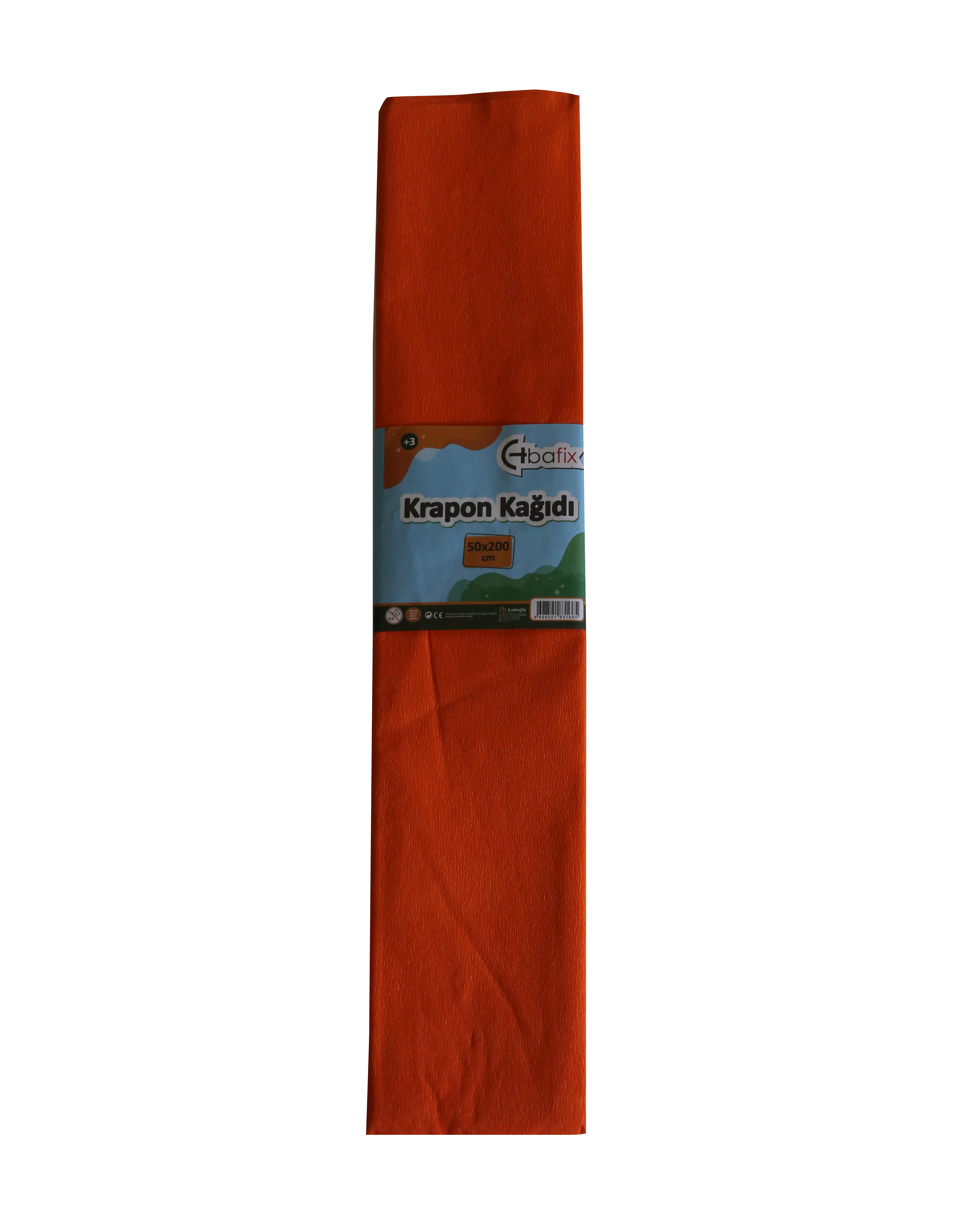 Bafix Krapon Kağıdı 10 LU 50x200 CM Turuncu