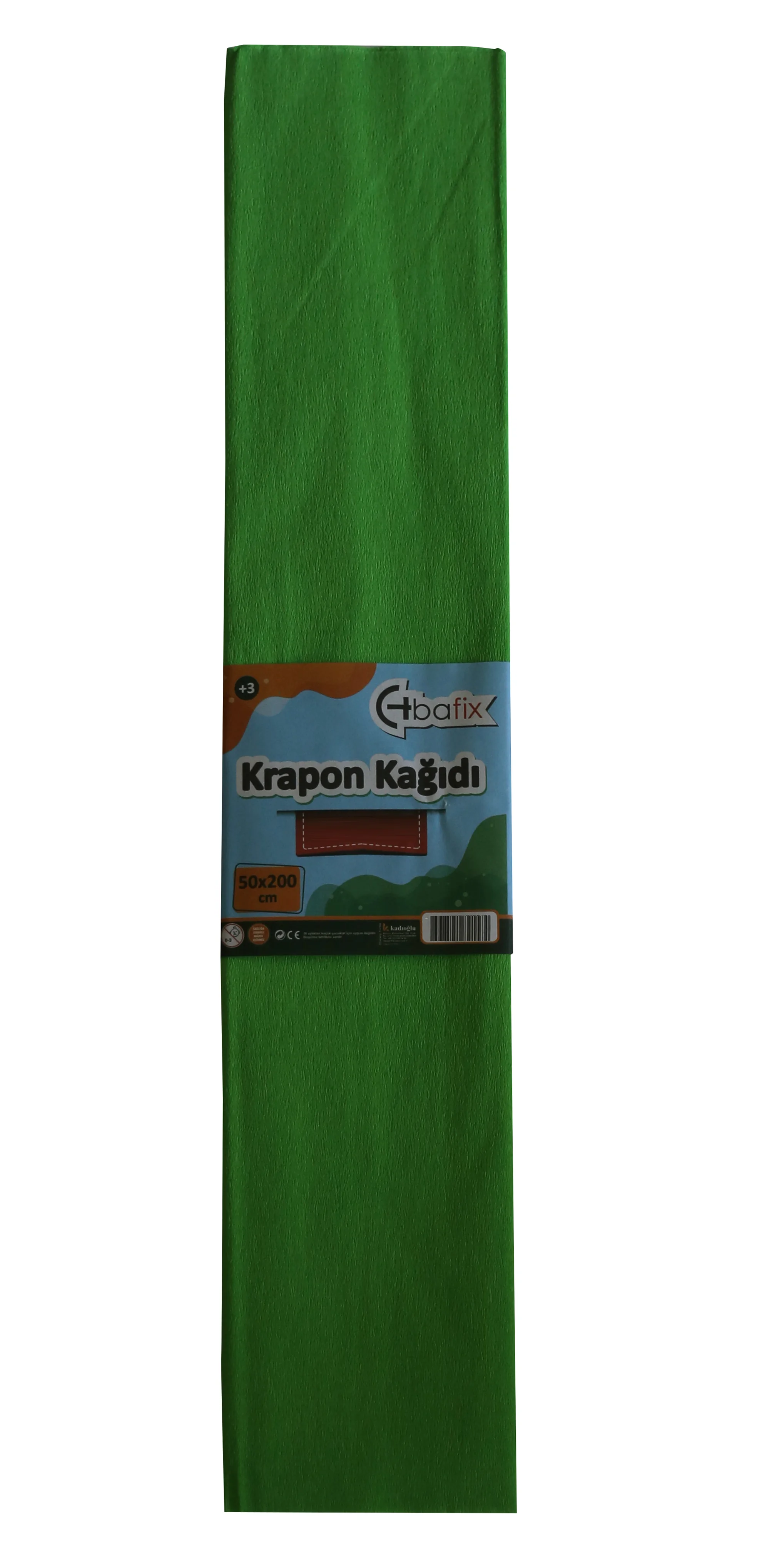 Bafix Krapon Kağıdı 10 LU 50x200 CM Açık Yeşil