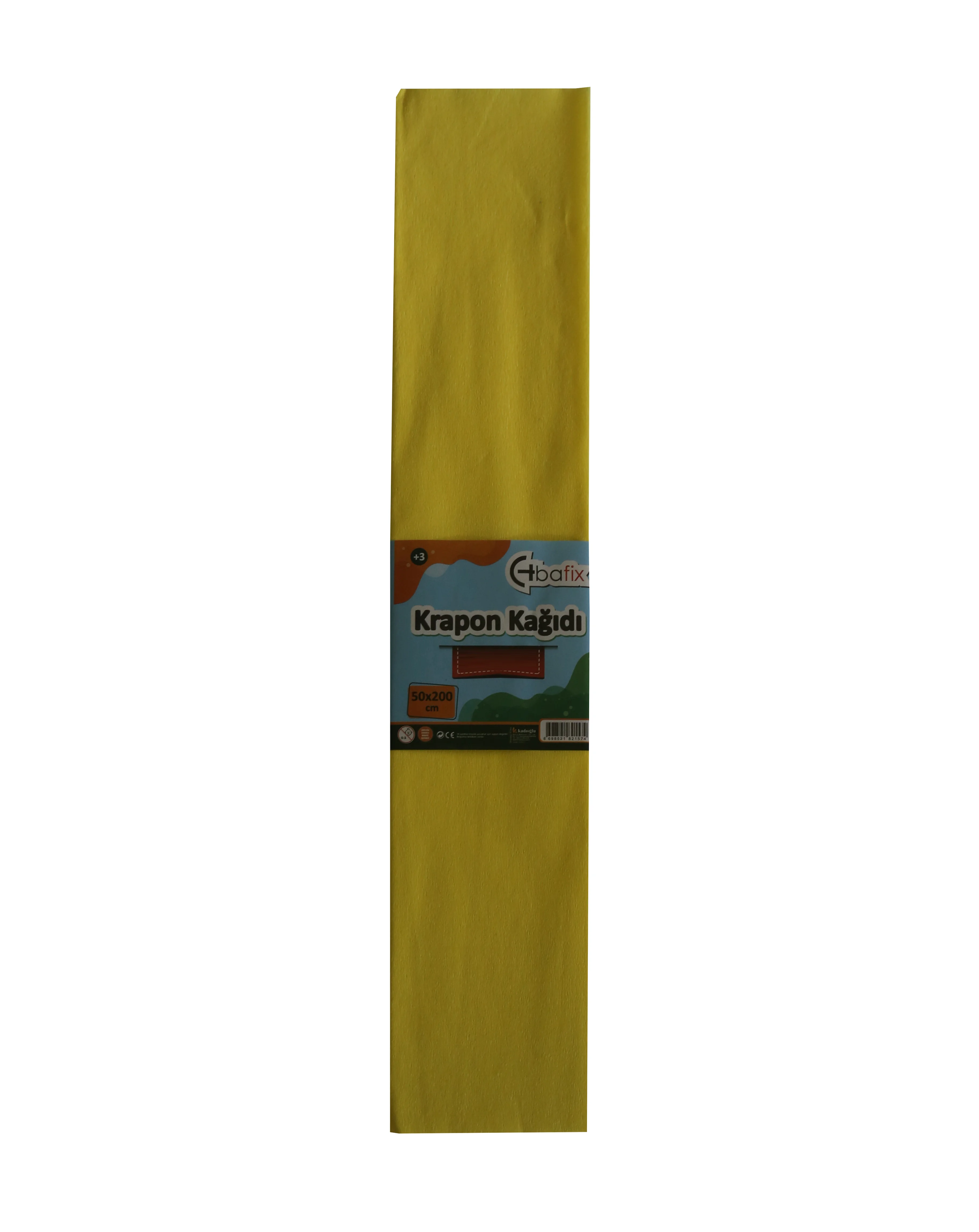 Bafix Krapon Kağıdı 10 LU 50x200 CM Sarı