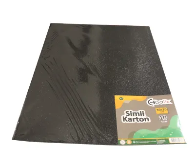 Bafix Simli Karton 50x70 Siyah