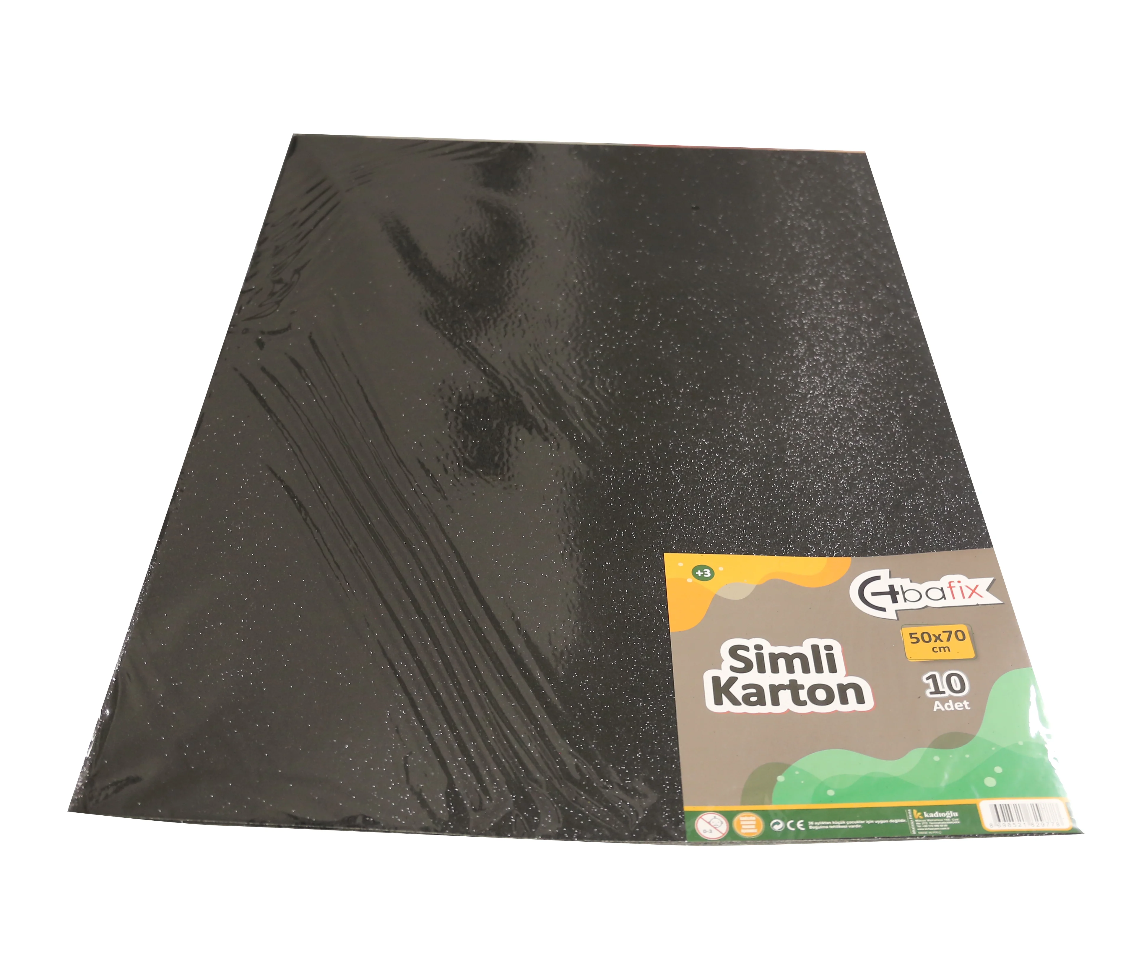 Bafix Simli Karton 50x70 Siyah