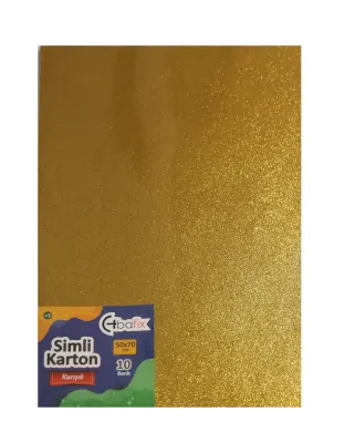 Bafix Simli Karton 50x70 10 Renk Karışık
