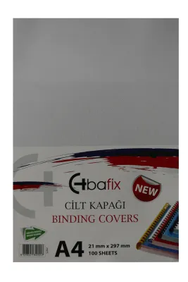 Bafix Cilt Kapağı Plastik Opak A4 160 MIC Şeffaf