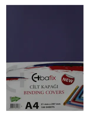 Bafix Cilt Kapağı Plastik Opak A4 160 MIC Mor
