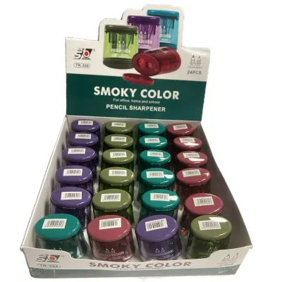 Bafix Kalemtıraş Çiftli Hazneli Smoky Color Tr-308