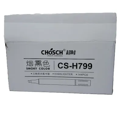 Bafix Fosforlu Kalem Kalem Tipi Smoky Color 6 Renk 6 LI Blister CS-H799
